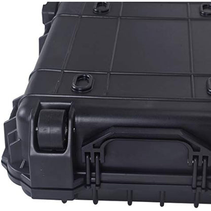 MEIJIA Portable Rolling Waterproof All Weather Hard Rifle Case with Wheels,Customizable Fit Foam Included