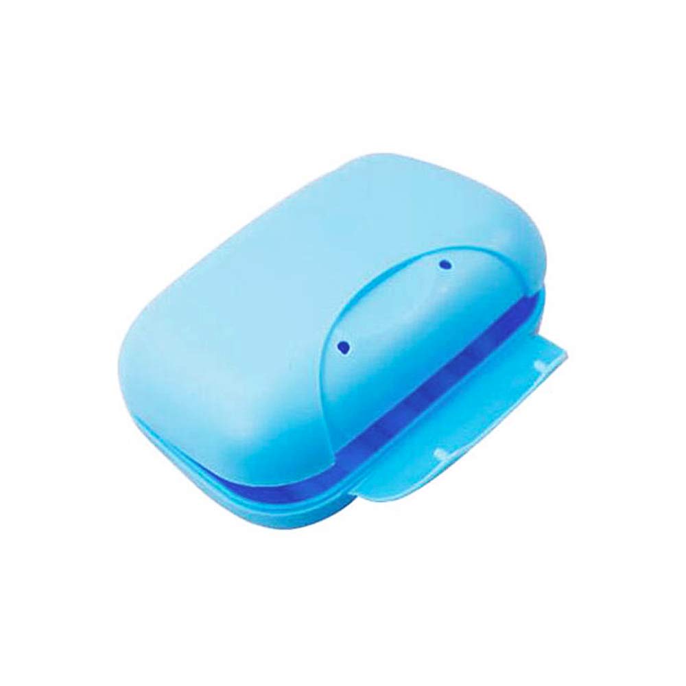 NUODWELL Creative Handmade Travel Soap Box, Waterproof for Home and Outdoor (Blue)