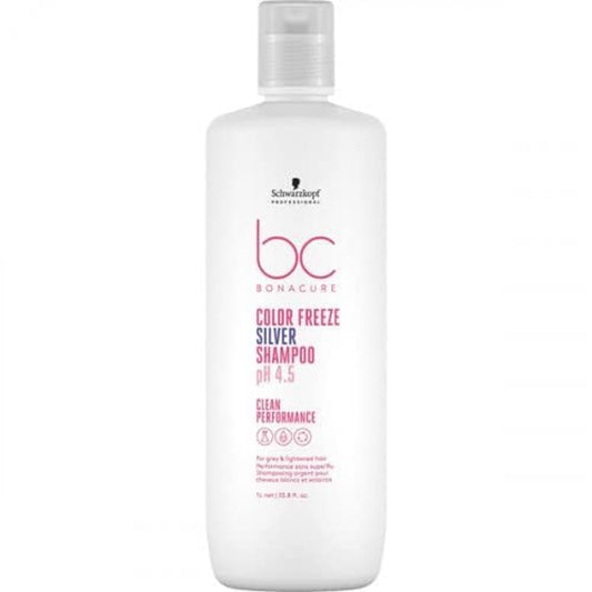 Schwarzkopf Professional Bonacure PH 4.5 Color Freeze Silver Shampoo, 1000 ml