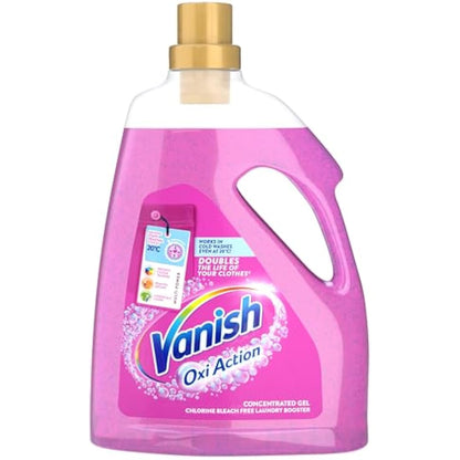 Vanish Gold Oxi Action Gel Stain Remover Fabric Clothes Colour Safe 2250ml