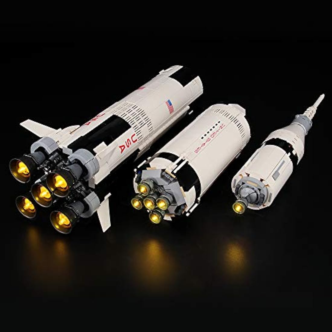 LIGHTAILING Light Set For (Ideas NASA Apollo Saturn V) Building Blocks Model - Led Light kit Compatible With Lego 21309(NOT Included The Model)
