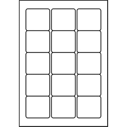 SmithPackaging A4 Self Adhesive Address Labels, 15 Labels Per Sheet, 100 Sheets, 59 x 51mm 1500 Labels