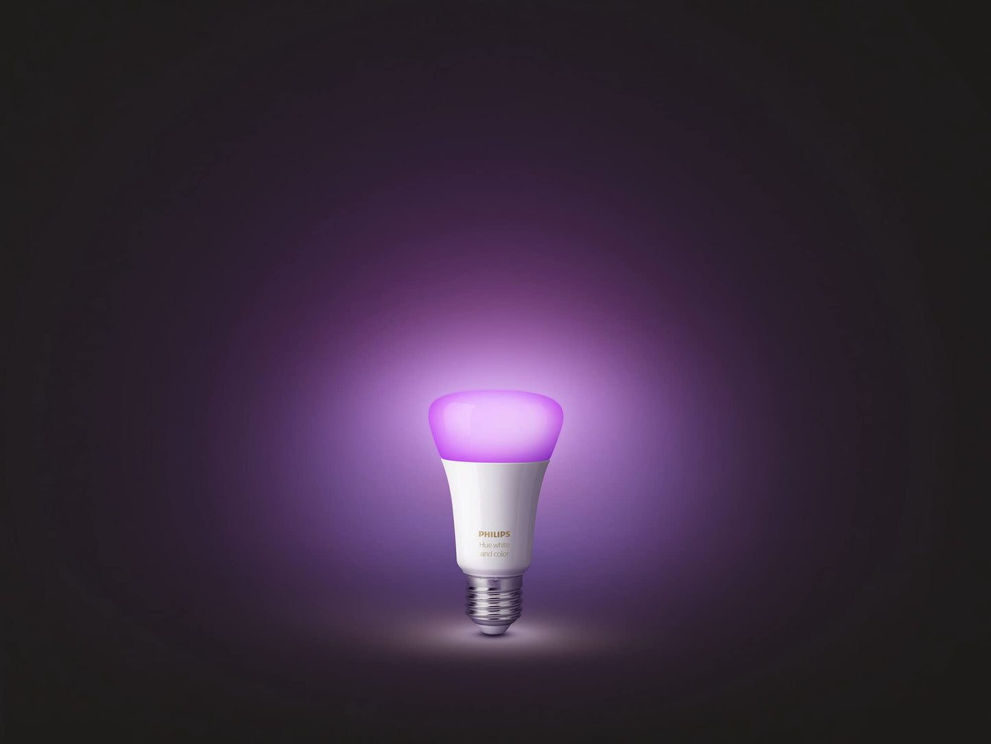 Philips Hue White and Colour Ambiance LED Smart Light Bulb 2 Pack [E27 Edison Screw] 60W Equivalent, with Bluetooth, Works with Alexa, Google