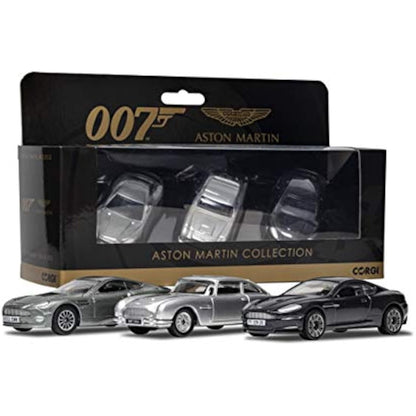 Corgi TY99284 James Bond Aston Martin Collection (V12 Vanquish, DB5, DBS), Silver
