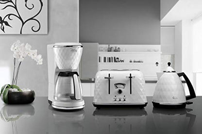 De'Longhi Brillante CTJ4003W 4-Slice Toaster - White