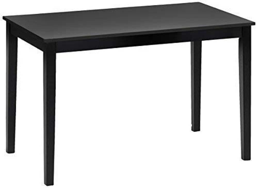 Julian Bowen Hudson Dining Table, Black for 4 - H74.5 x W114 x D64.5cm