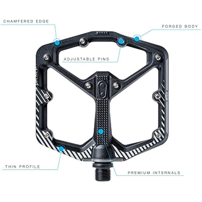 Crankbrothers Stamp Flat BMX/MTB Bike Pedal Platform Pedal Minimal Profile Adjustable Grip