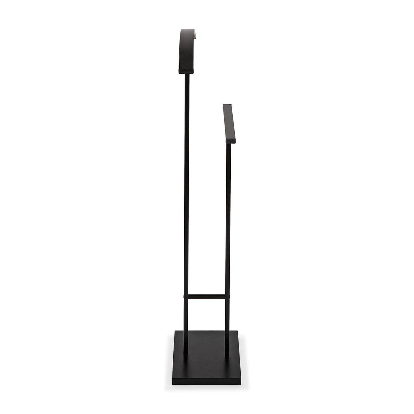 Versa Lund Valet stand Multifunctional with 2 Hangers or Hangers for Men's or Women's Clothes, Measurements (H x L x W) 100 x 20 x 40 cm, Steel