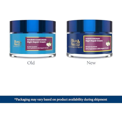 Blue Nectar Jasmine & Pachouli Nourishing Night Repair Cream (Men, 50 g)