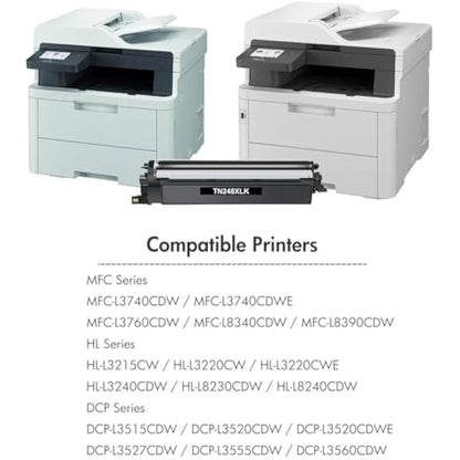 TN248XL TN248 TN-248XL MFC-L3760CDW Toner: Cartridge Compatible with Brother TN-248 DCP-L3560CDW MFC-L3740CDWE HL-L3220CWE MFC-L3740CDW HL-L8240CDW DCP-L3520CDWE HL-L3240CDW MFC-L8390CDW