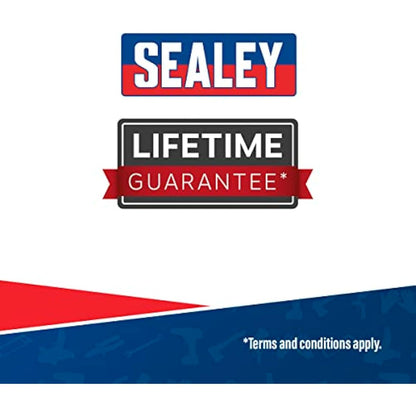 Sealey S0563 Metric Combination Spanner Set, 12 Pieces,Silver