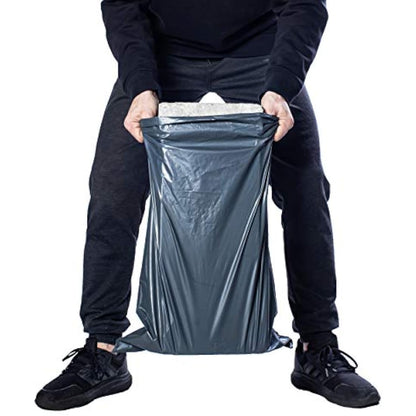 Calzette 10 Large Postage Bags- 17" x 24" (43cm x 60cm) - Large Mailing Bags for Postage Shippings