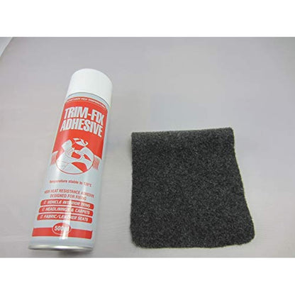 Shield Auto-care 4 Way Stretch Lining Carpet Trim (Anthrachite, 6M+ 6 TRIM FIX)