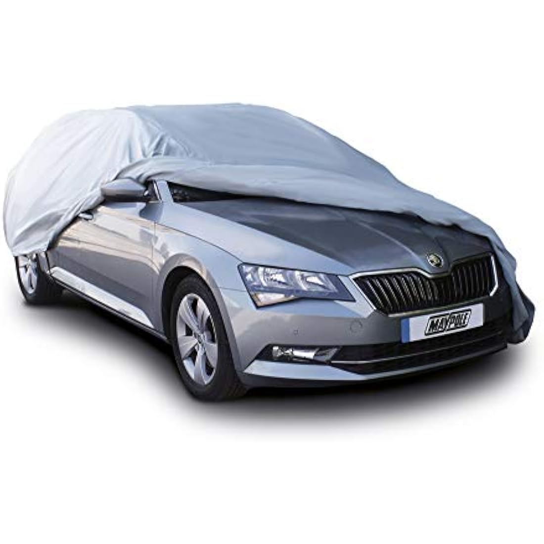Maypole Breathable Full Cover for Extra Large Cars Water Resistant, Grey
