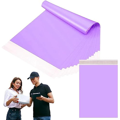 50pc 28x42cm Purple Vinted Postage Bags Mailing Bags for Clothes,Mailing Poly Postal Self Seal Bags,Parcel Shipping Bags Strong Packaging Bag Delivery Bags Plastic Envelopes for Posting Clothes Parcel