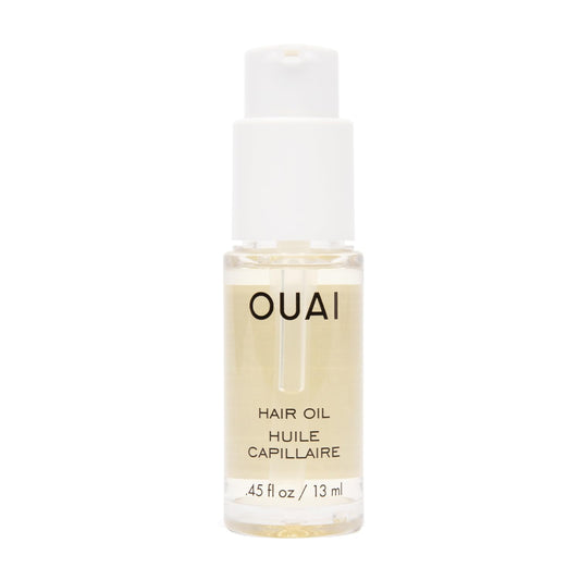 OUAI Hair Oil Travel Size - Hair Heat Protectant Oil for Frizz Control - Adds Hair Shine and Smooths Split Ends - Color Safe Formula - Paraben,