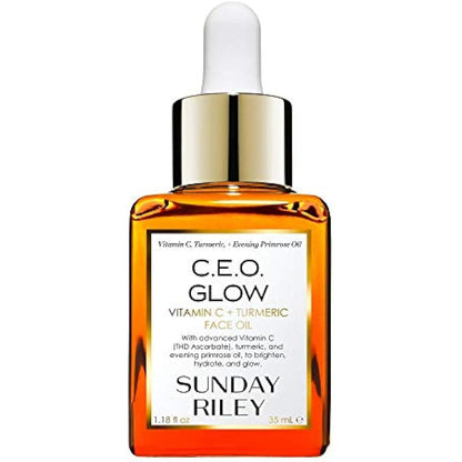 Sunday Riley C.E.O. Glow Vitamin C Turmeric Face Oil, 1.18 Fl Oz