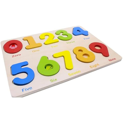 Toddler Puzzles for kids age 2-4 years old-Wooden Learning Number Preschool Puzzles