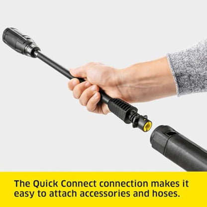Kärcher K 2 Power Control pressure washer, pressure: max. 110 bar, flow rate: 360 l/h, area coverage: 20 m²/h, water filter, weight: 4.0 kg, high-pressure hose and gun, dirt blaster, spray lance