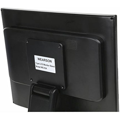 Wearson WS-03A Adjustable LCD Screen Stand Folding Metal Screen Desk Stand With VESA Hole 75x75 100x100mm