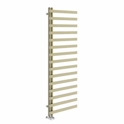 Warmehaus Bathroom Heated Warming Towel Rail 1600x600mm Brushed Brass