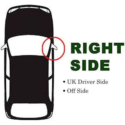 Fits in TRAFIC 2014 to 2022 DOOR WING MIRROR GLASS HEATED WITH BASE PLATE RIGHT DRIVER SIDE