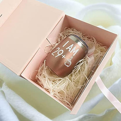 Pink Gift Box 33x26x11cm, Gift Box Large with Magnetic Lids and Silk Ribbon Specially Designed for Presents Birthdays, Holidays, Anniversaries Gift Packaging