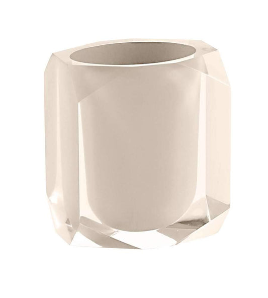 Gedy Brush Holder, Resin, Beige, 7x9x10,5