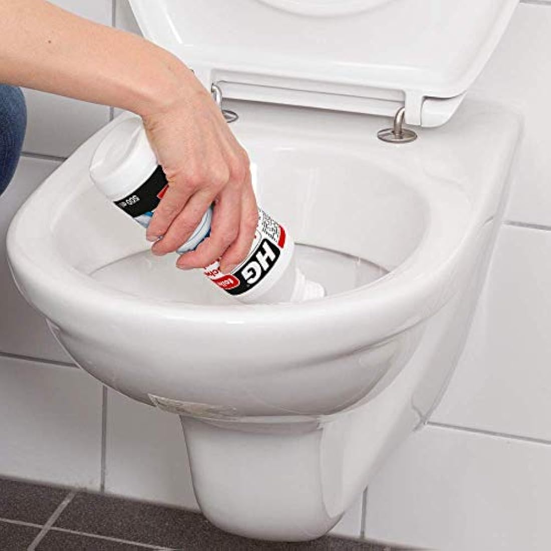 HG Toilet Cleaner Gel, Super Powerful Hygienic Toilet Limescale Remover & Loo Cleaner, Heavy Duty Toilet Descaler & Stain Remover, WC Cleaner & Bathroom Cleaner Formula - 500ml