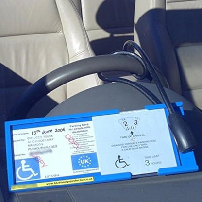 Blue Badge Protector (Double - Secures Blue Badge & Clock)