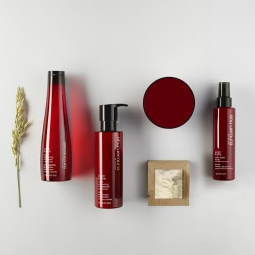 Shu Uemura, Brilliant Glaze Shampoo Color Lustre, Colour-Treated Hair, Enriched with Rose Oil and Goji Berry Extract, to Preserve Shine and Colour, 300 ml