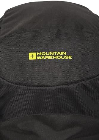 Mountain Warehouse Carrion 65L Rucksack - Padded Airmesh Back Daypack Bagback with Ladder Lock, Rain Cover & Lots Of Pockets - All Season Camping, Hiking & Outdoors