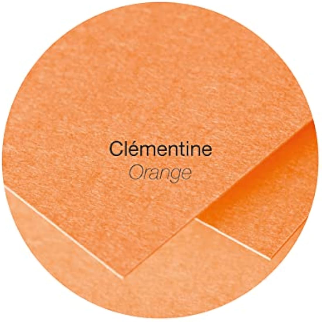 Clairefontaine - Ref 5495C - Pollen Adhesive Envelopes (Pack of 20) - DL Sized, 120gsm Paper, Printer-Compatible, Acid Free, Adhesive Strip for Easy Seal - Clementine Orange