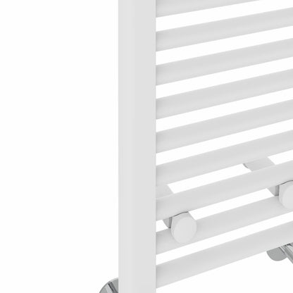 NRG White Heated Towel Rail Straight Designer Bathroom Radiator, 1200×600mm