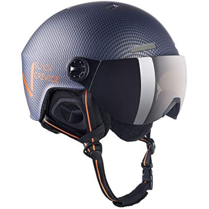 Black Crevice Sölden Unisex Adult Ski Helmet with Visor, Unisex - Adults, BCR143956