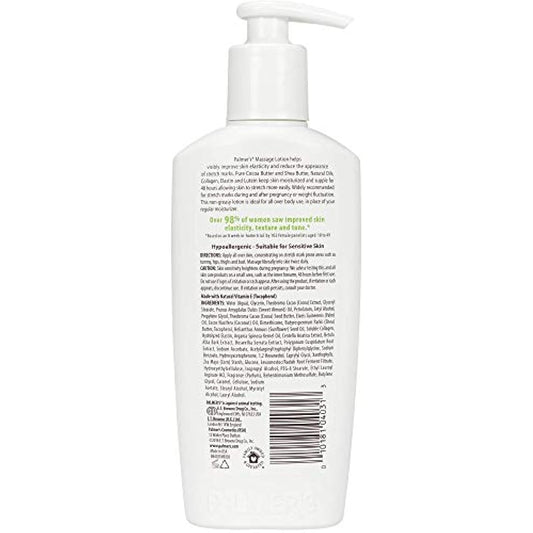 Palmer's Cocoa Butter Formula Massage Lotion For Stretch Marks with Vitamin E and Shea Butter Women Body Lotion, 8.5 Ounce (Pack of 2)
