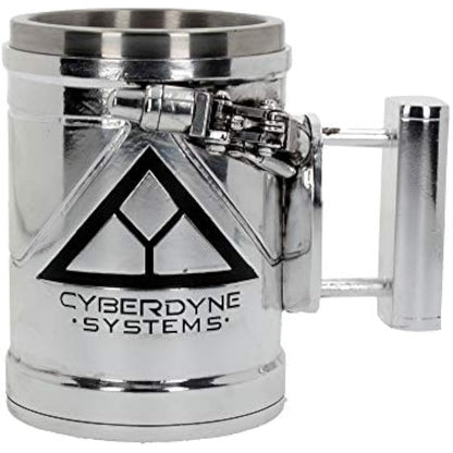 Nemesis Now B4656N9 Terminator 2 Tankard 17cm, Resin w/Stainless Steel Insert, Silver