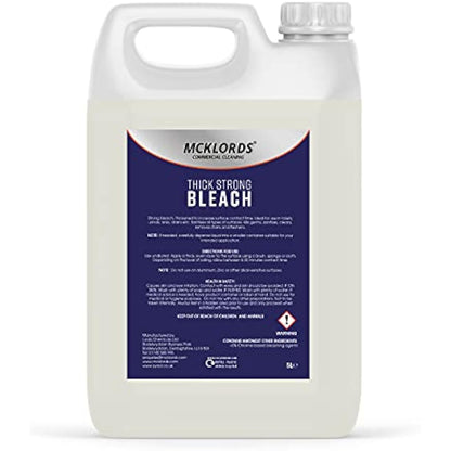 McKLords Thick Strong Bleach, 5 Litre