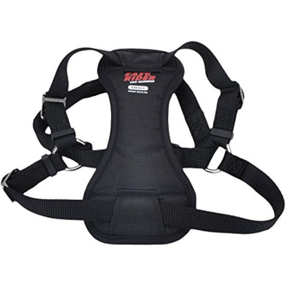 Coastal - Easy Rider - Adjustable Dog Car Harness, Black, SML (16"-24")