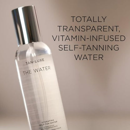Tan Luxe THE WATER Self Tan Water, Medium (200 ml) Self Tanning Water, Cruelty Free & Vegan