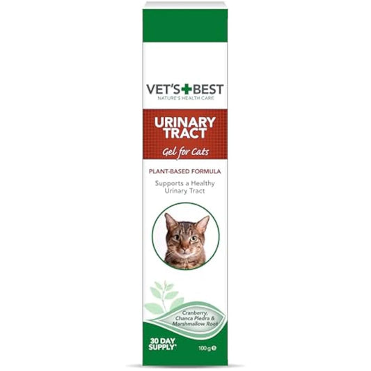 Vet's Best Feline Urinary Tract Support Cat Supplement Gel Supports Healthy Urinary Tract, 100 g