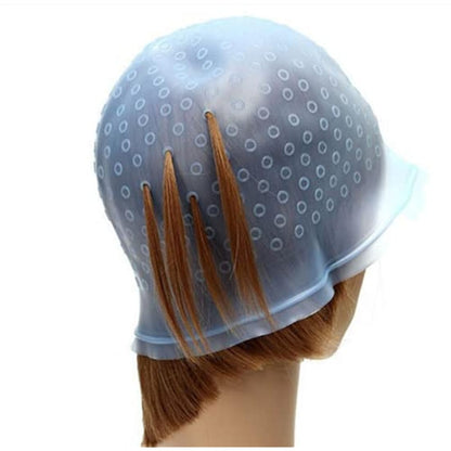MAGICAP Pro Salon Silicon Hairdressing Highlighting Frosting Cap & FREE Hook