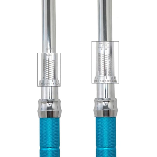 Beslands Torque Wrench 1/2, 65-350nm & 50-260ft, Adjustable Wheel Wrench for Car Bike Ratchet