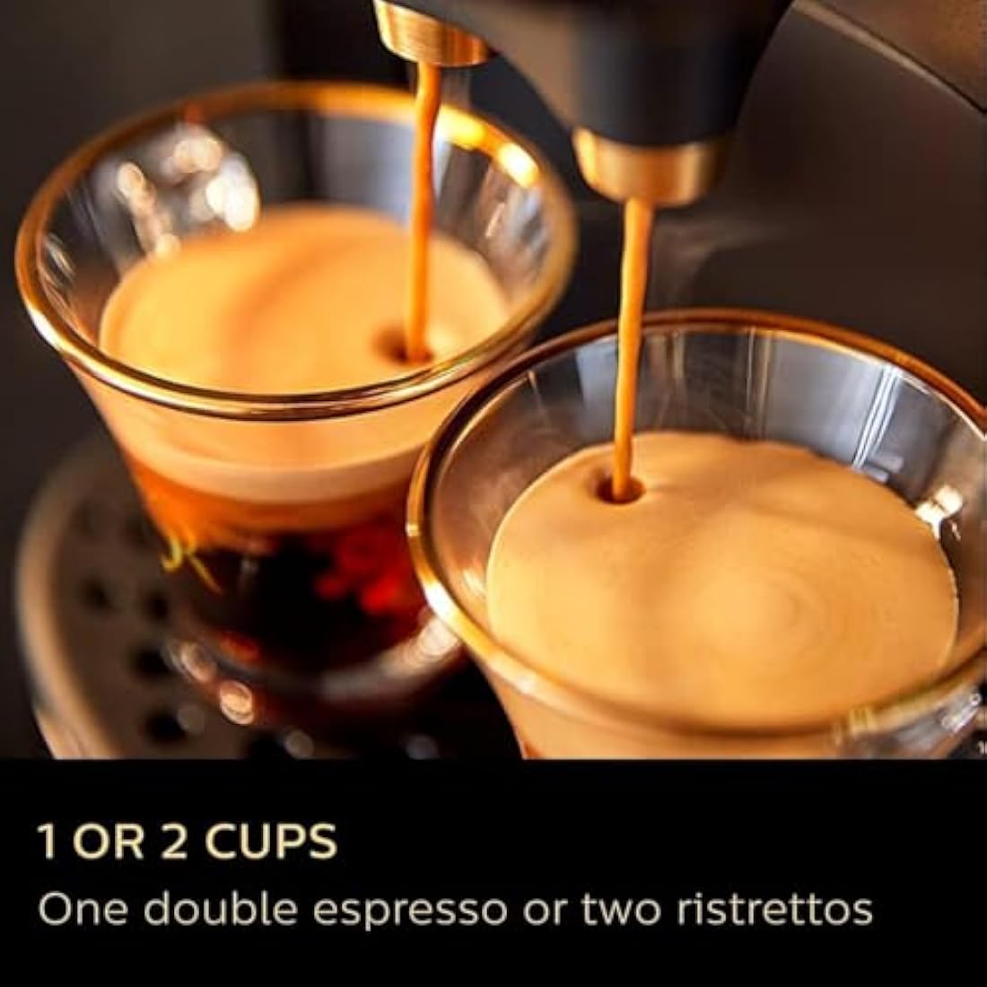 L'OR BARISTA Sublime Coffee Capsule Machine by Philips, for Double or Single Capsule, Red (LM9012/50)