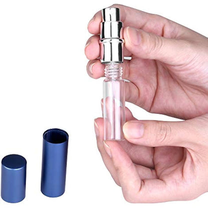 Travel Perfume Atomiser Bottle Refillable, 3 Pcs 6ML Leak Proof Aftershave Atomiser Spray Bottle Refillable Small Perfume Refill Bottle Travel Essentials Mini Perfume Decanter