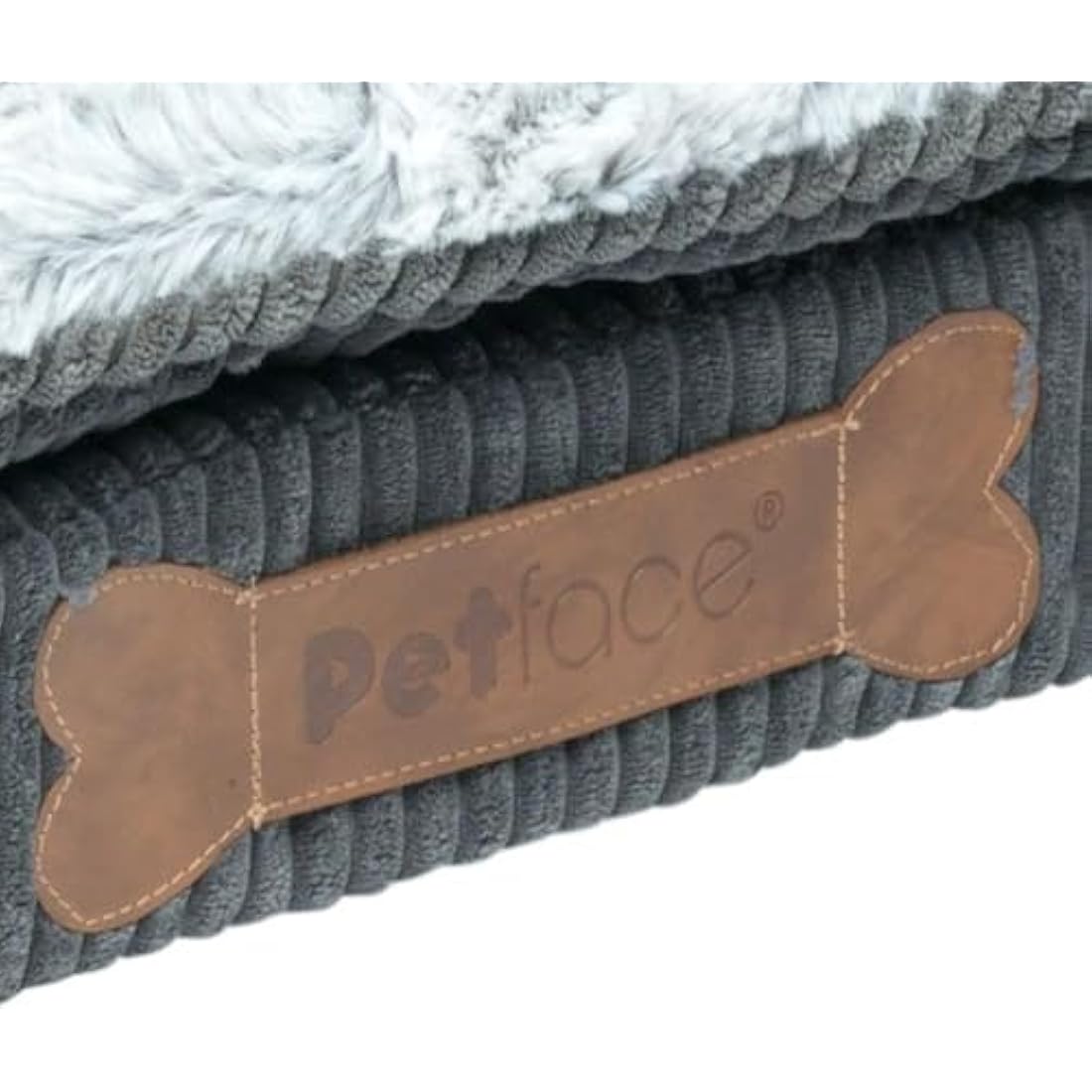 Petface Ultimate Luxury Memory Foam Bed,Grey,Medium