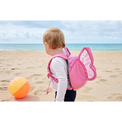 LittleLife Butterfly Toddler Backpack With Safety Rein, 18 x 14 x 23 cm