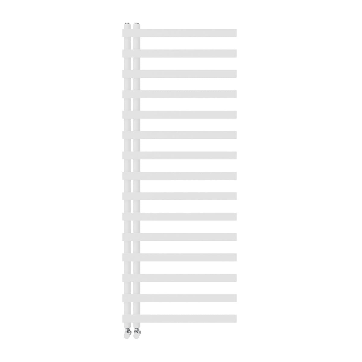 Warmehaus Minimalist Bathroom Heated Warming Towel Rail 1600x600mm White