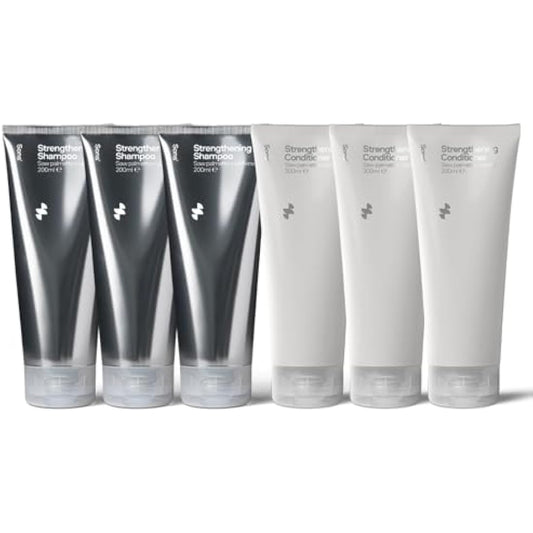 Sons Shampoo & Conditioner for Men. DHT-blocker, Hair Thickening and Anti-Dandruff With Caffeine. Tackles Hair Loss, Thinning & Dry Scalp. Promotes Hair Growth. 3 month Supply. Made in Europe.