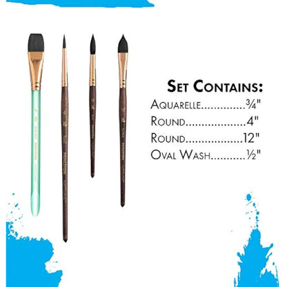 PRINCETON ARTIST BRUSH CO. Synthetic Artist Brush Set, PRO